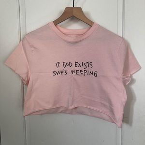 CHNGE Graphic Crop Top